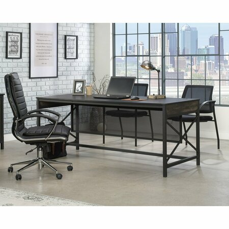 WORKSENSE BY SAUDER Foundry Road 72 X 30 Table Desk Co , Melamine top surface is heat, stain, and scratch-resistant 428158